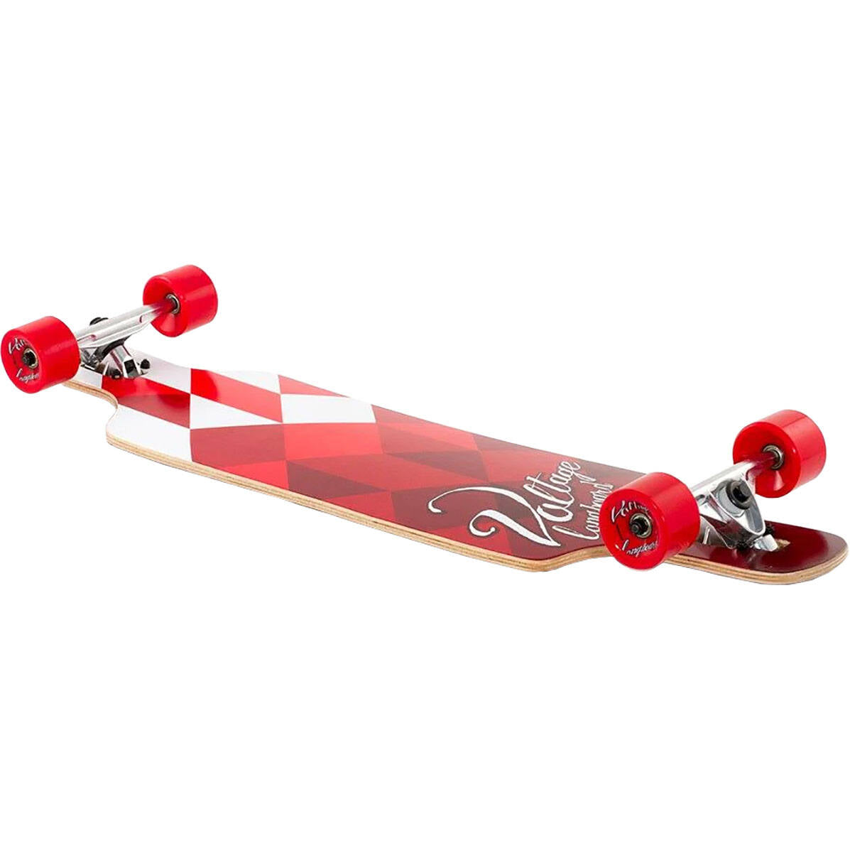 Voltage Drop Through Complete Longboard - White/Red 39"