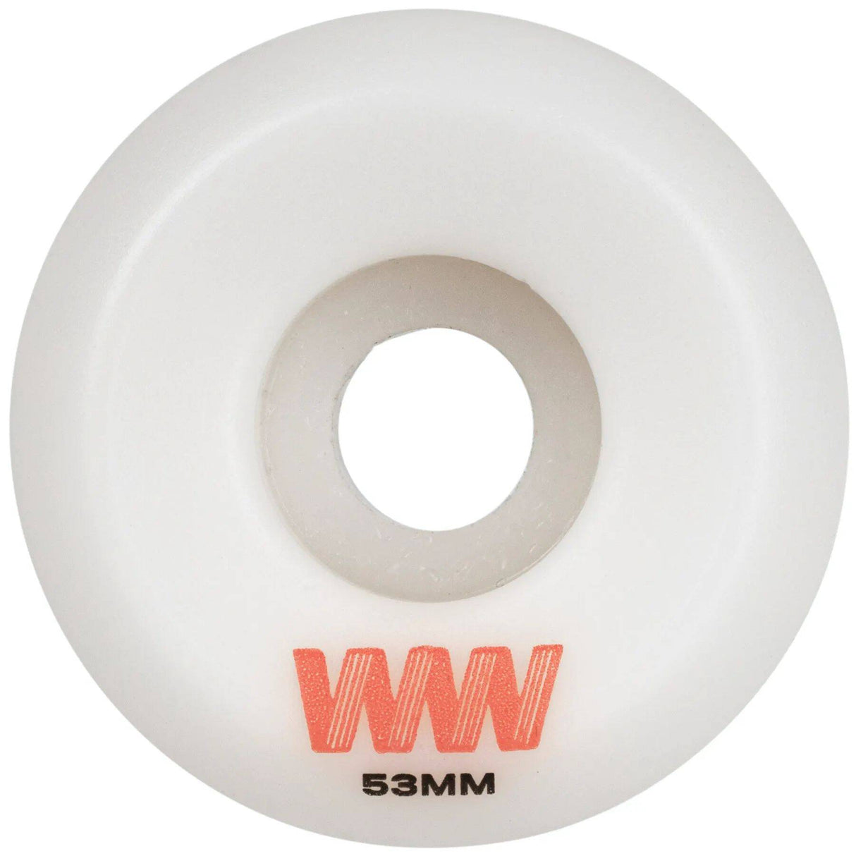 Wayward Pro Funnel Sammy Winter Skateboard Wheels - White/Red 53mm