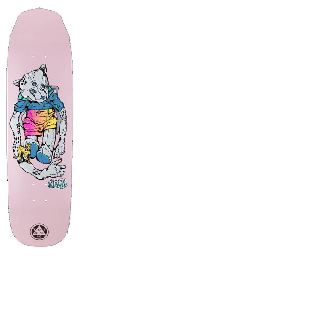 Welcome Teddy Nora on Wicked Queen Skateboard Deck 8.6''