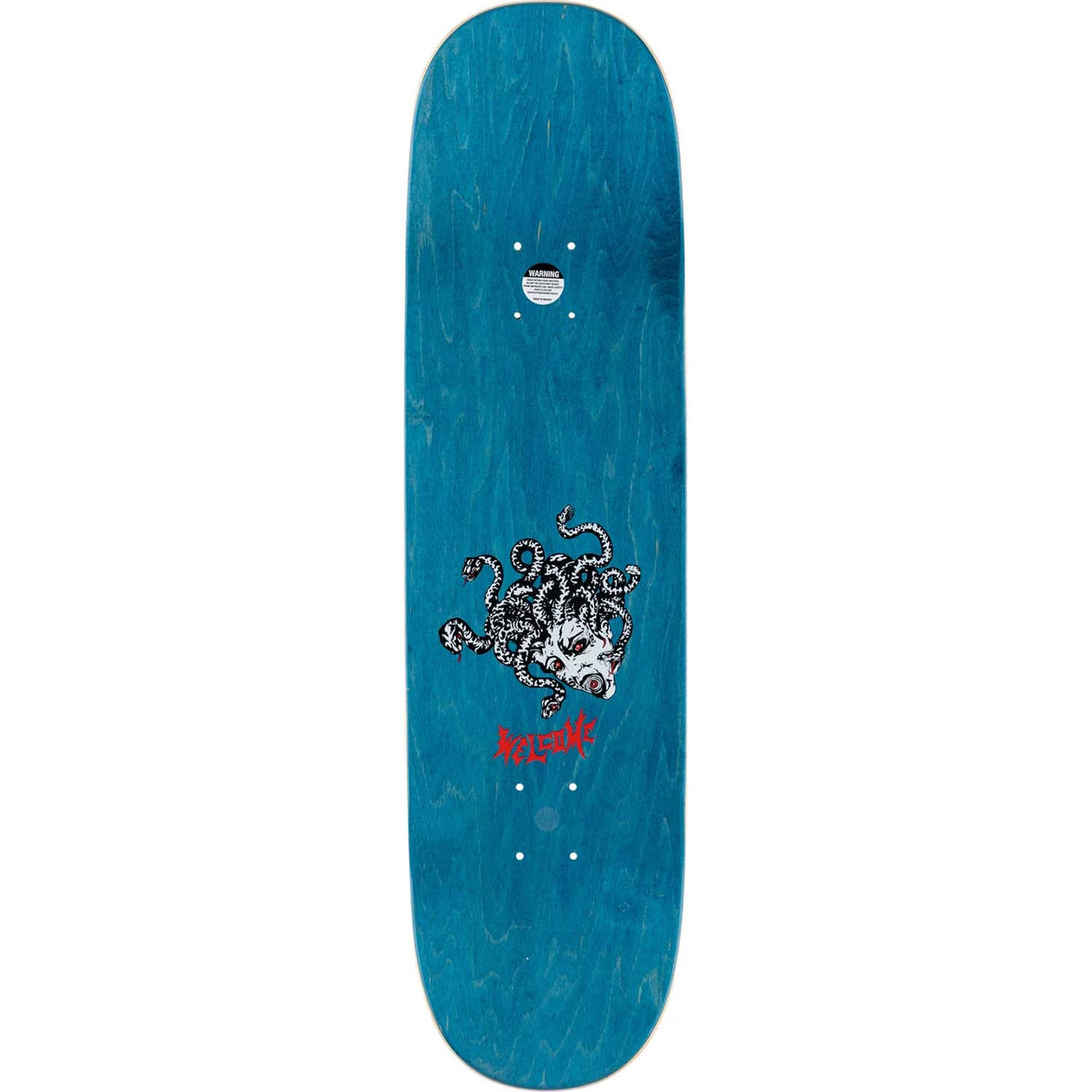 Welcome Gorgon On Enenra Skateboard Deck - Bone/Gold Foil 8.5"