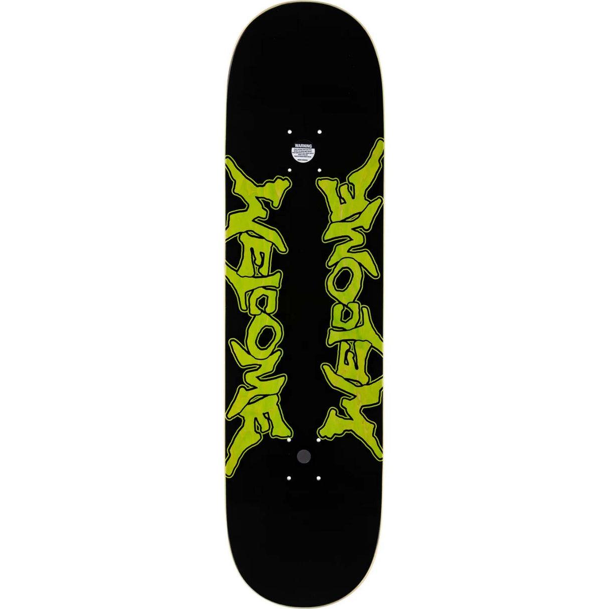 Welcome Unchained On Evil Twin Skateboard Deck - White/Silver Foil 8.75"