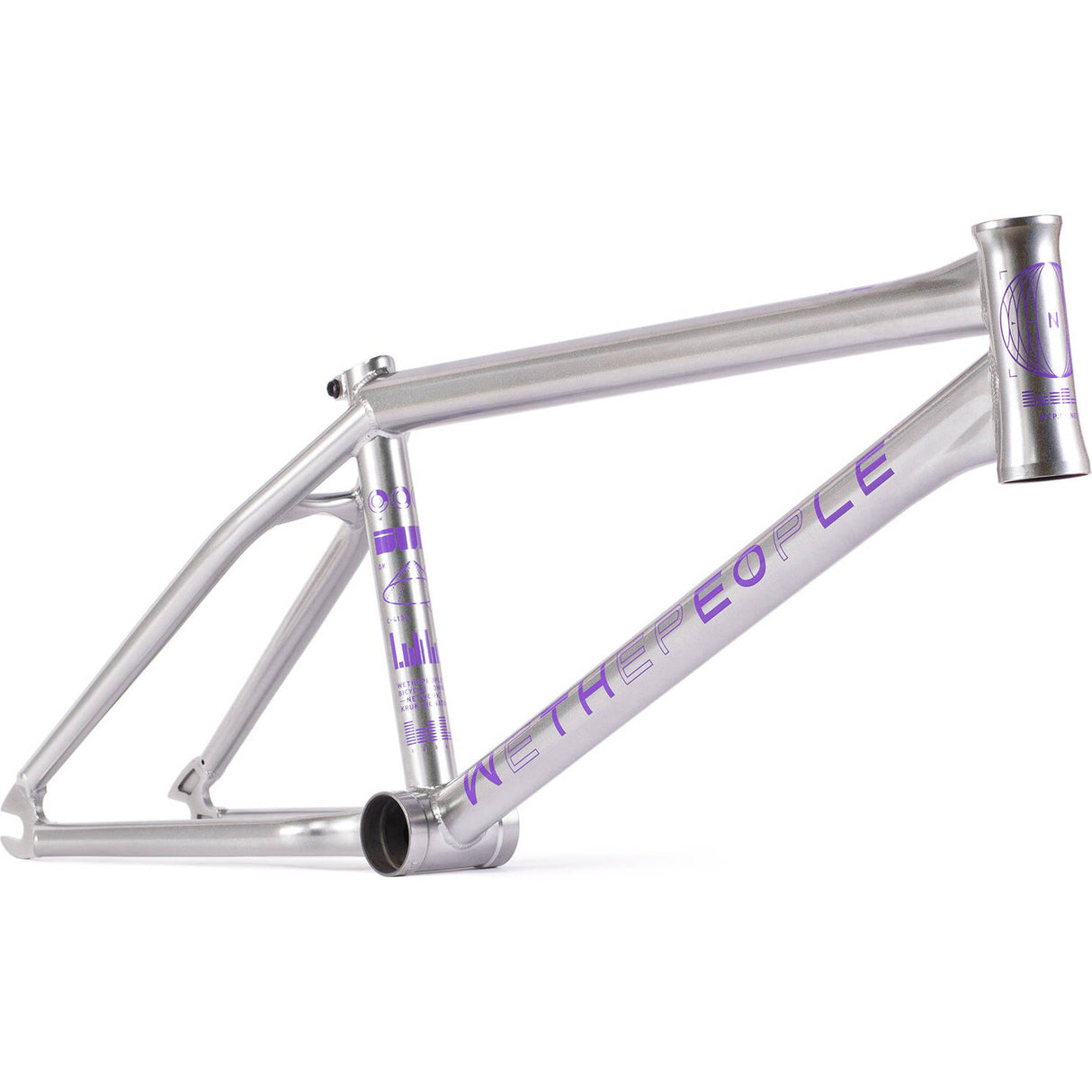 WeThePeople Network 21'' BMX Frame - Hologram Silver