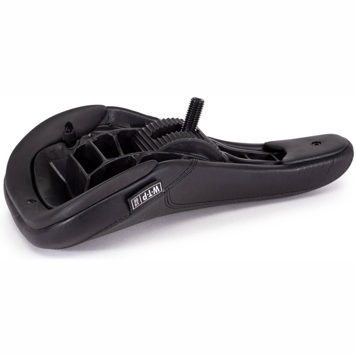 WeThePeople Team Pivotal Slim BMX Seat - Black Leather
