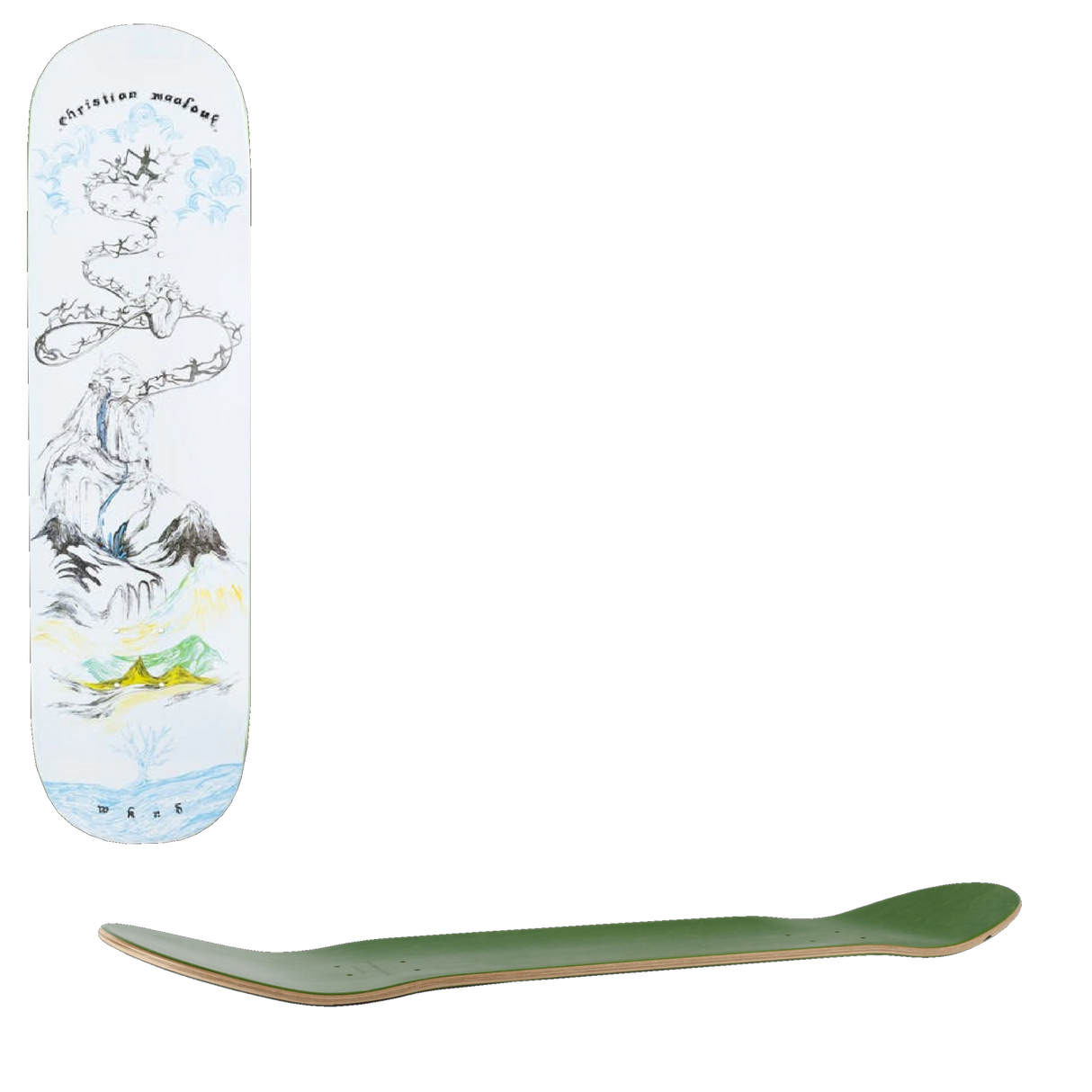 WKND Pachamana Maalouf Skateboard Deck 8.25''