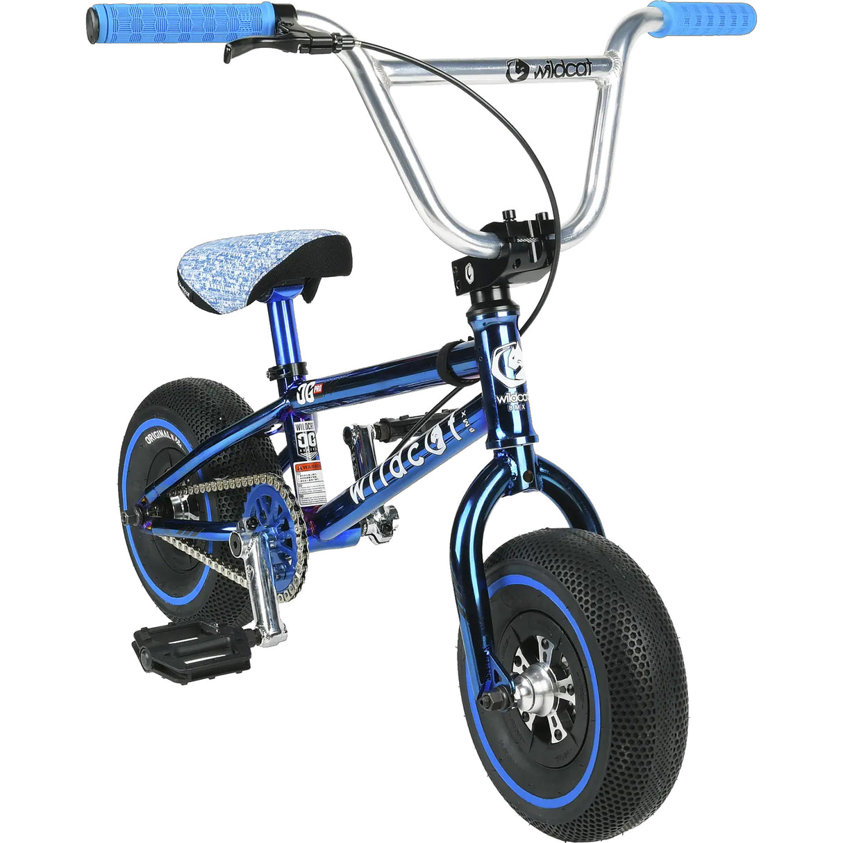 Wildcat 3C Mini BMX (With Brakes) - Joker Blue
