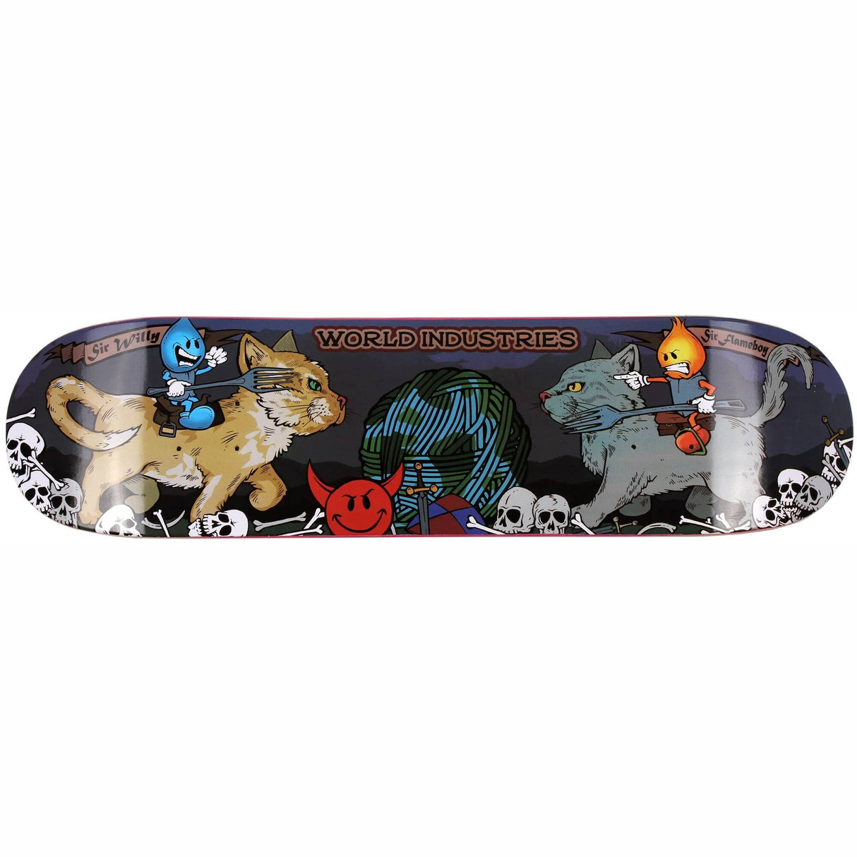 World Industries Cats Skateboard Deck 8.0''