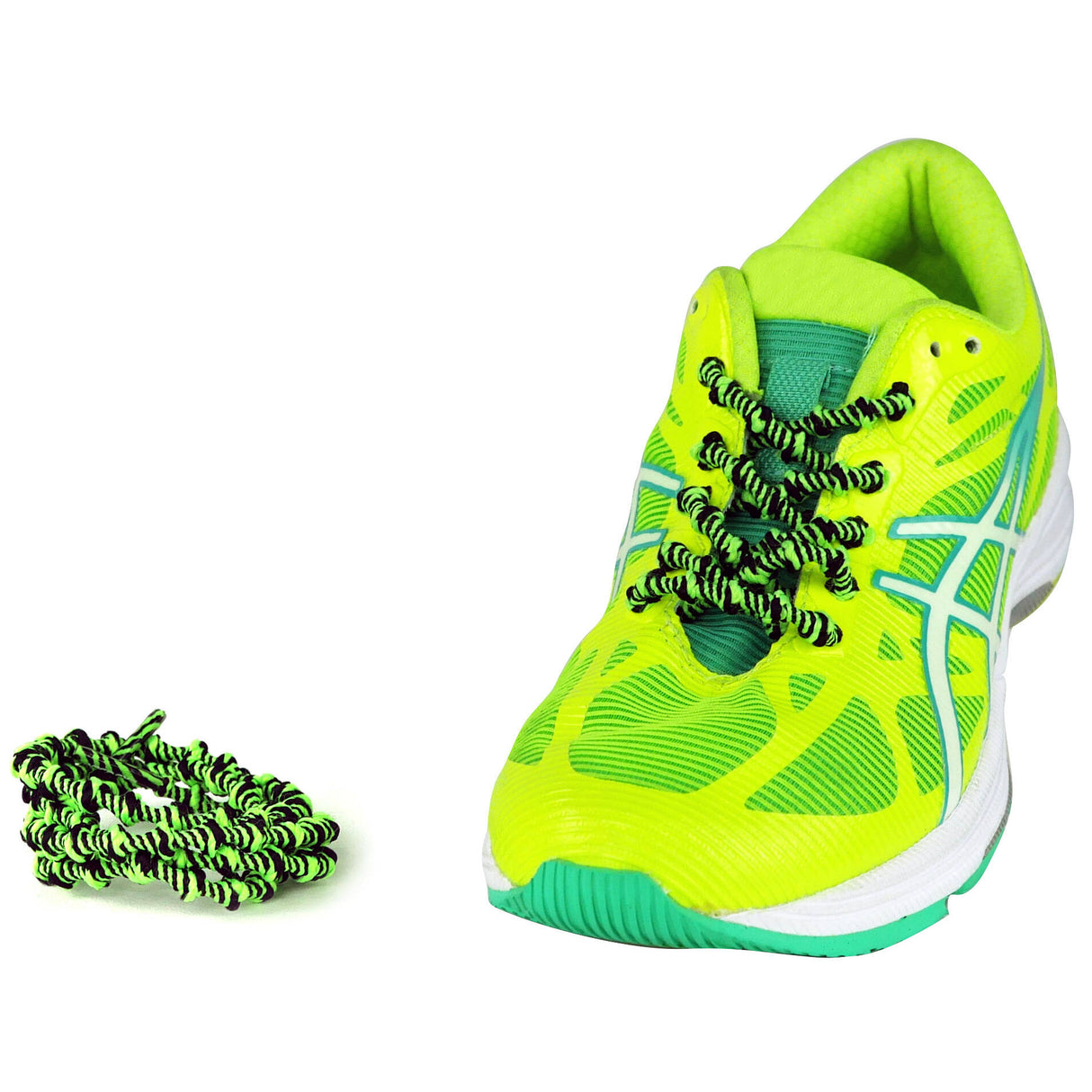 Xtenex X300 Original Laces - Neon Green/Black