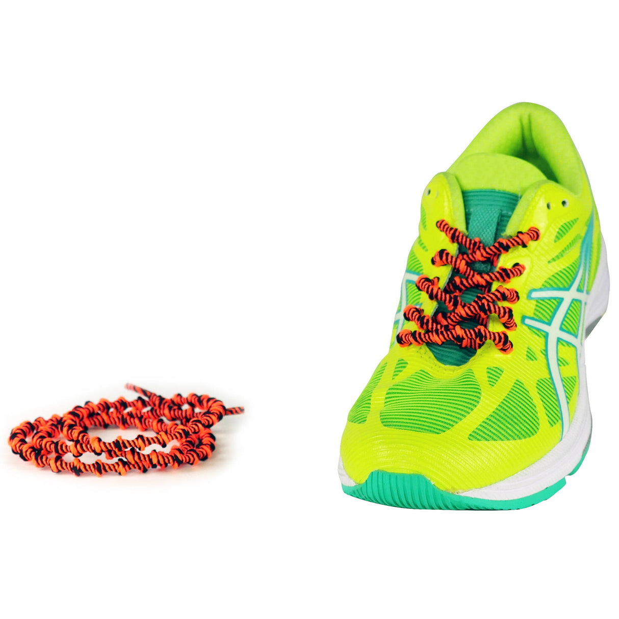 Xtenex X300 Original Laces - Neon Orange/Black