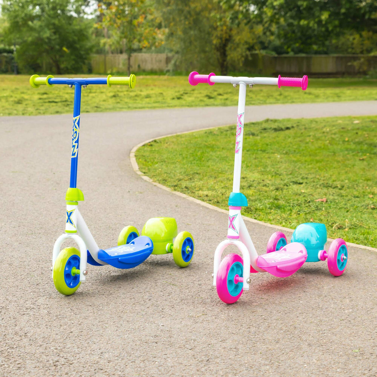 Xootz Bubble Scooter - Blue/Green