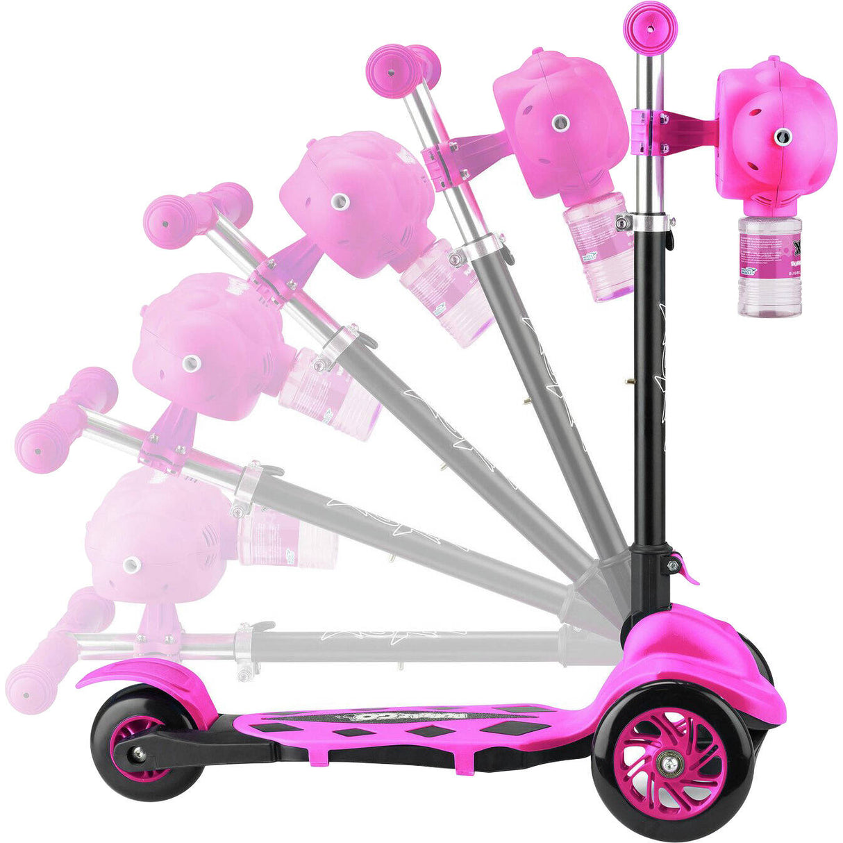 Xootz Bubble Go Scooter - Pink
