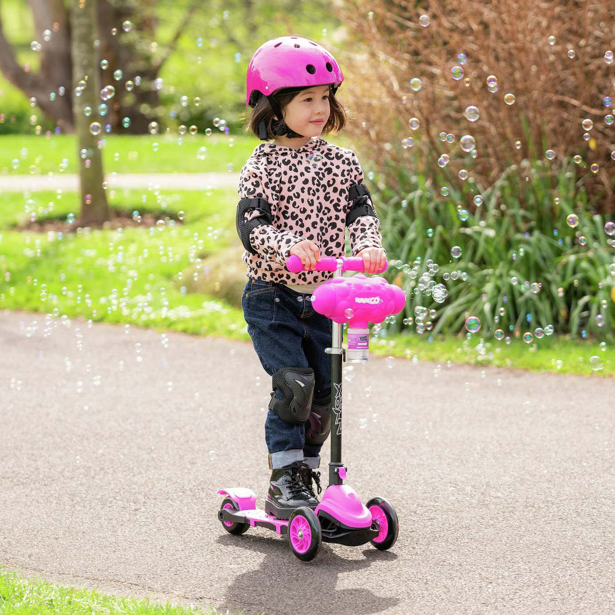 Xootz Bubble Go Scooter - Pink