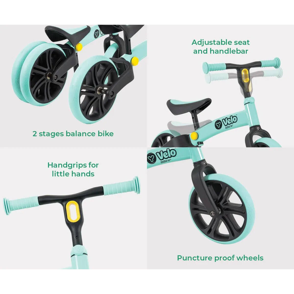 Y-Volution YVelo Junior Balance Bike - Refresh Green