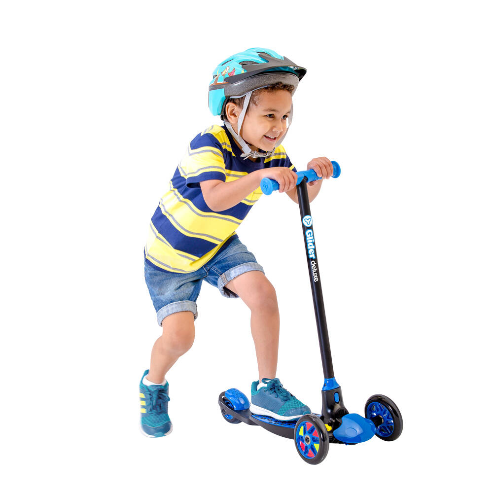 Y-Volution Y Glider Deluxe 1.0 Complete Scooter - Blue