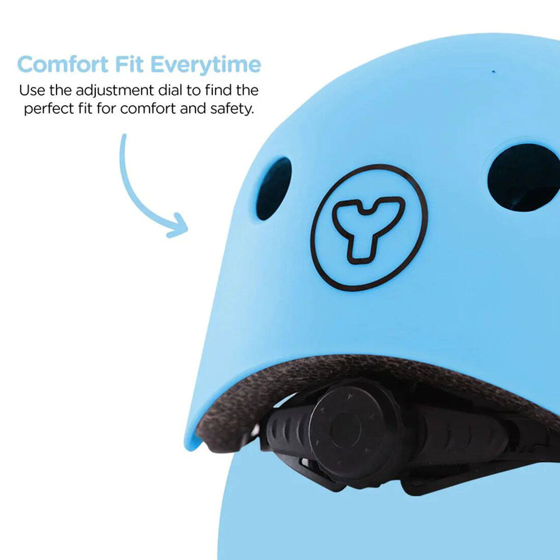 Yvolution Small Helmet - Blue