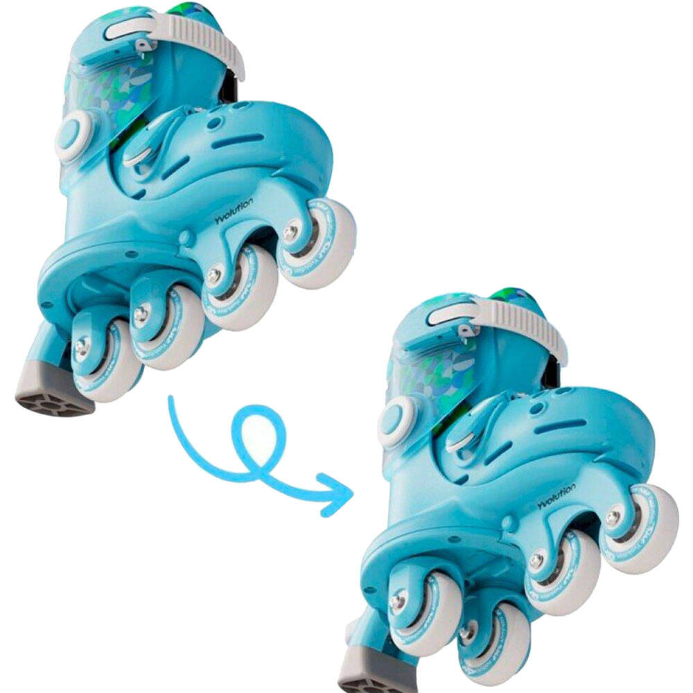Yvolution Twista Adjustable Roller Skates - Blue