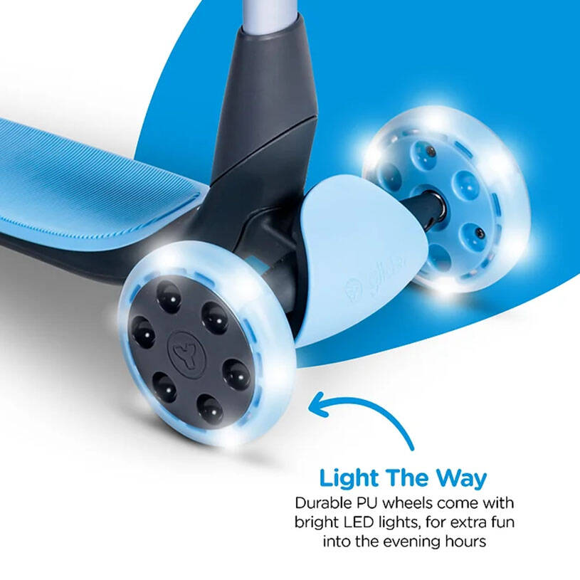 Yvolution Y Glider Luna 5-in-1 Scooter - Blue