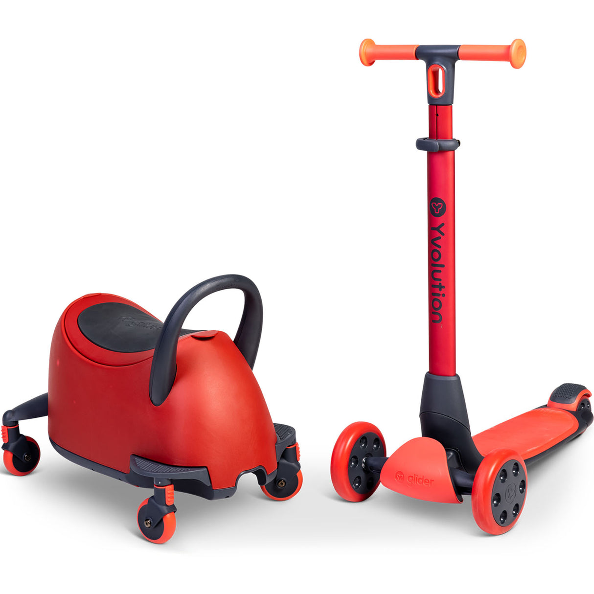 Yvolution Y Glider Luna 5-in-1 Scooter - Red