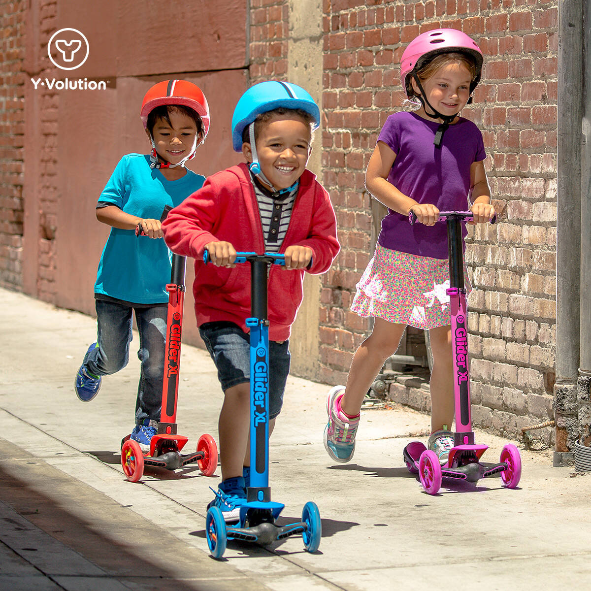 Y-Volution Y Glider XL Complete Scooter - Green