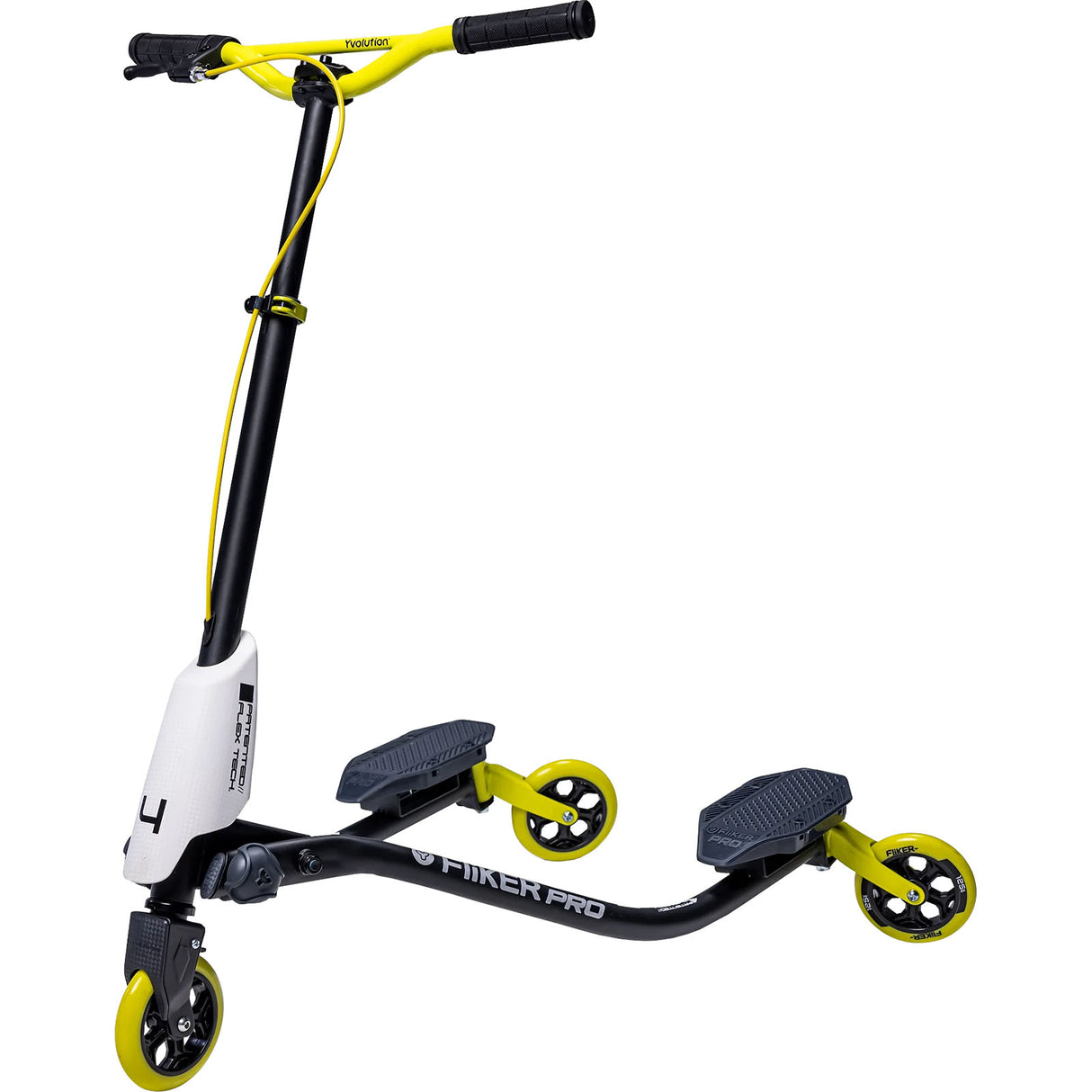 Yvolution Y Fliker Pro Scooter - White/Yellow