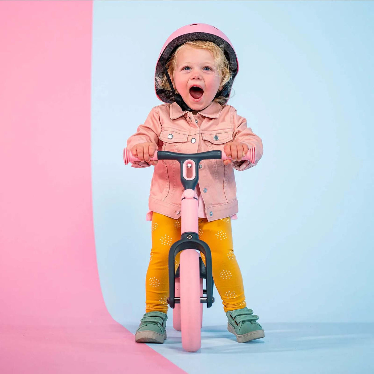 Y Volution Velo Junior Balance Bike - Pink