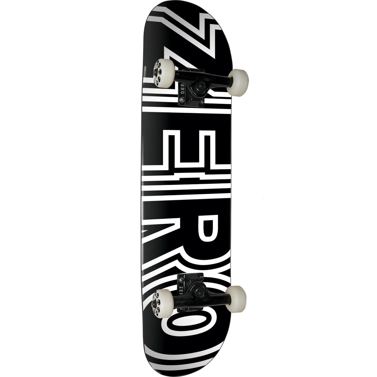 Zero Bold Complete Skateboard - Black/White 8"