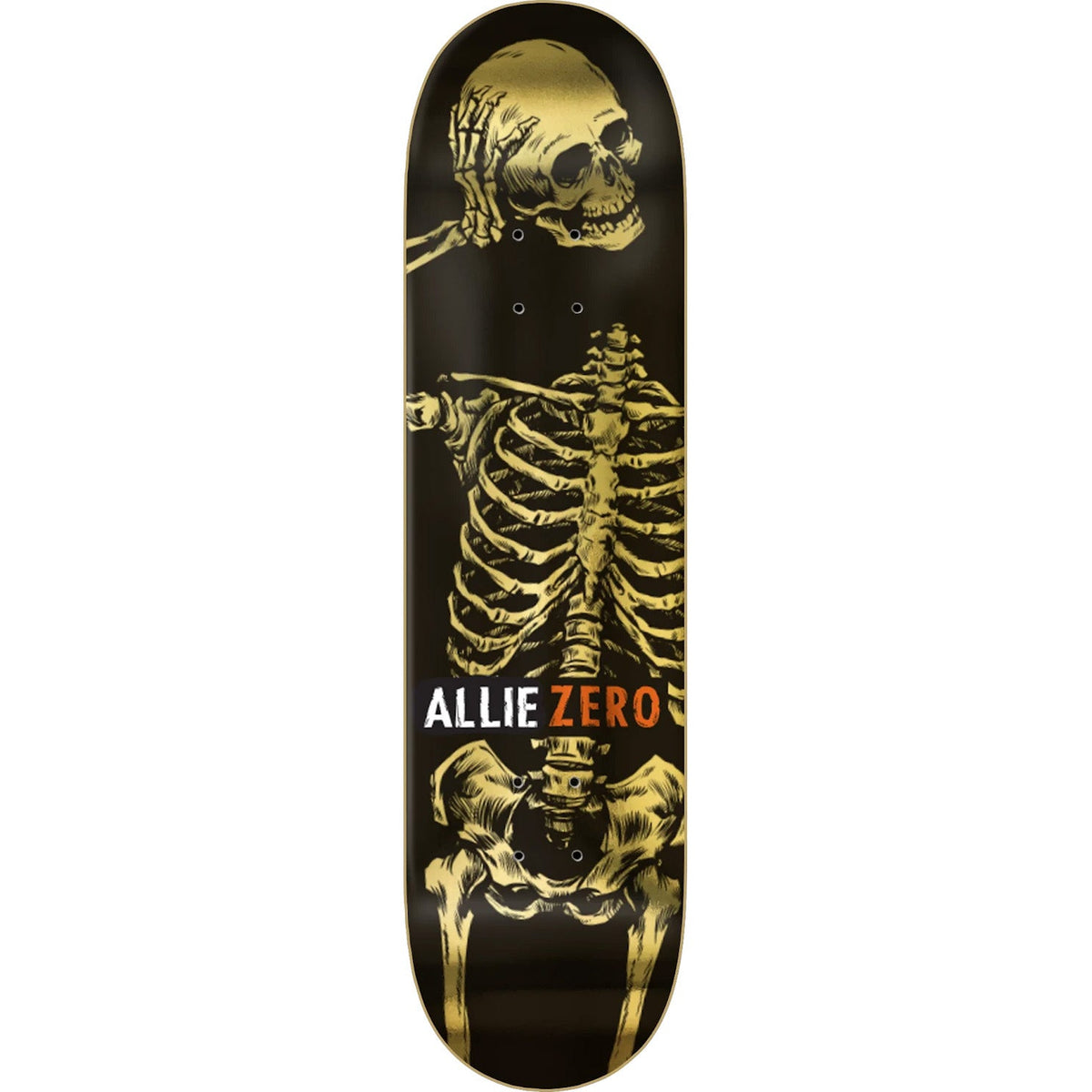 Zero 30 Year Reissue Gold Skateboard Deck - Headcase - Allie 8.25"