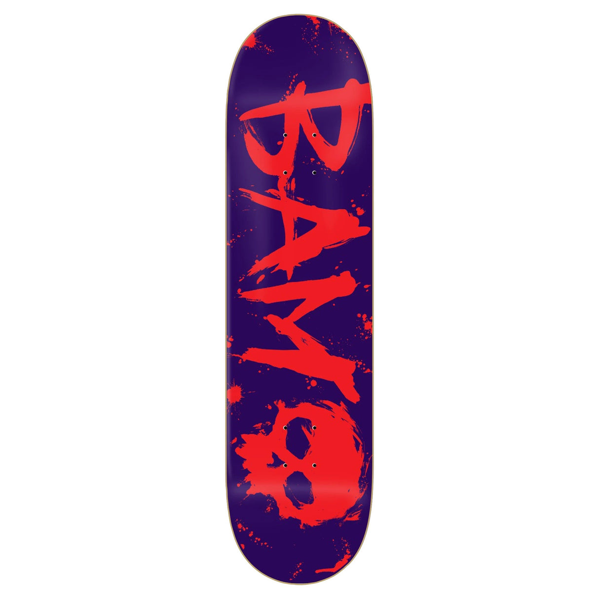 Zero Bam Skateboard Deck - Purple Blood 8.25"