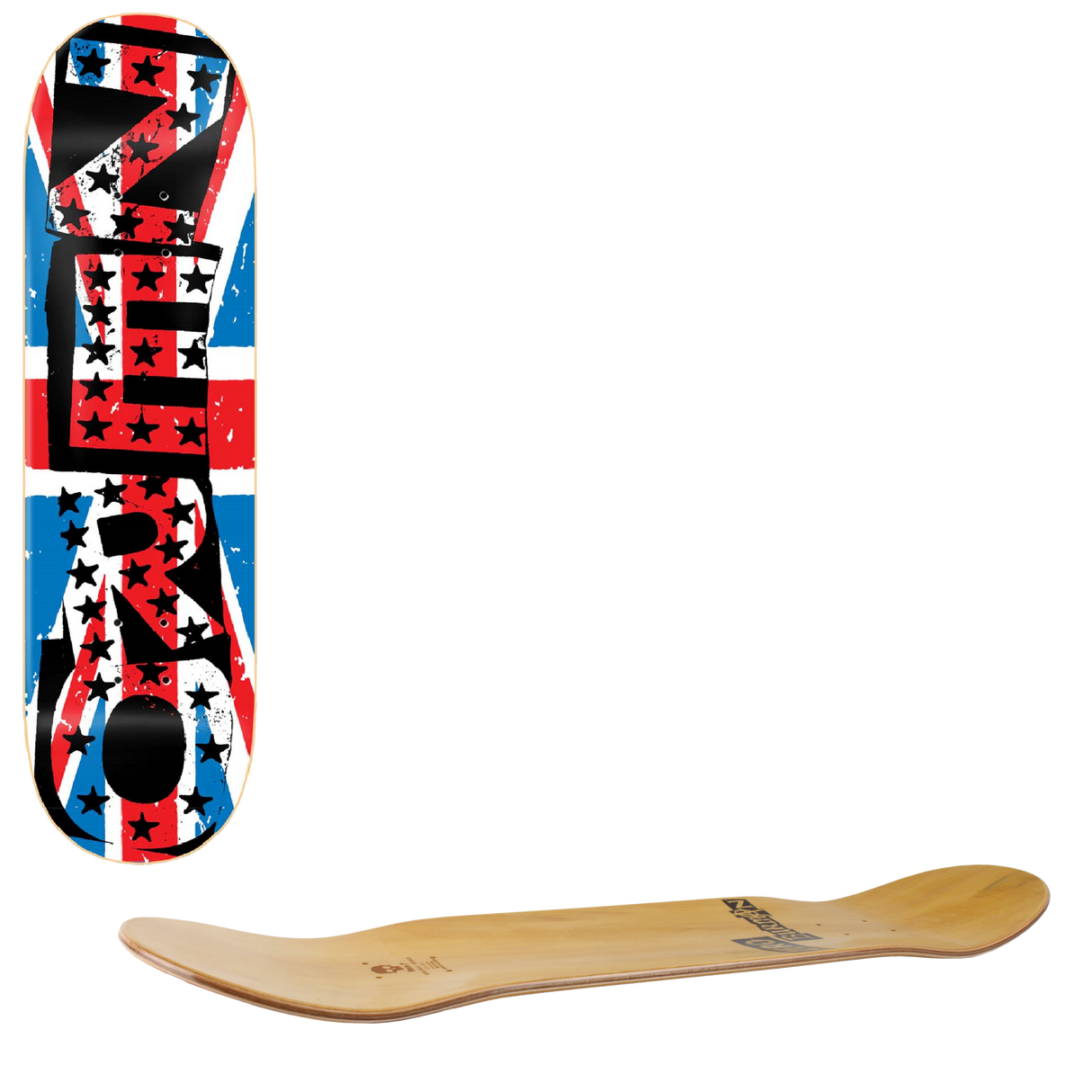 Zero Punk Flag Skateboard Deck - UK 8.25"
