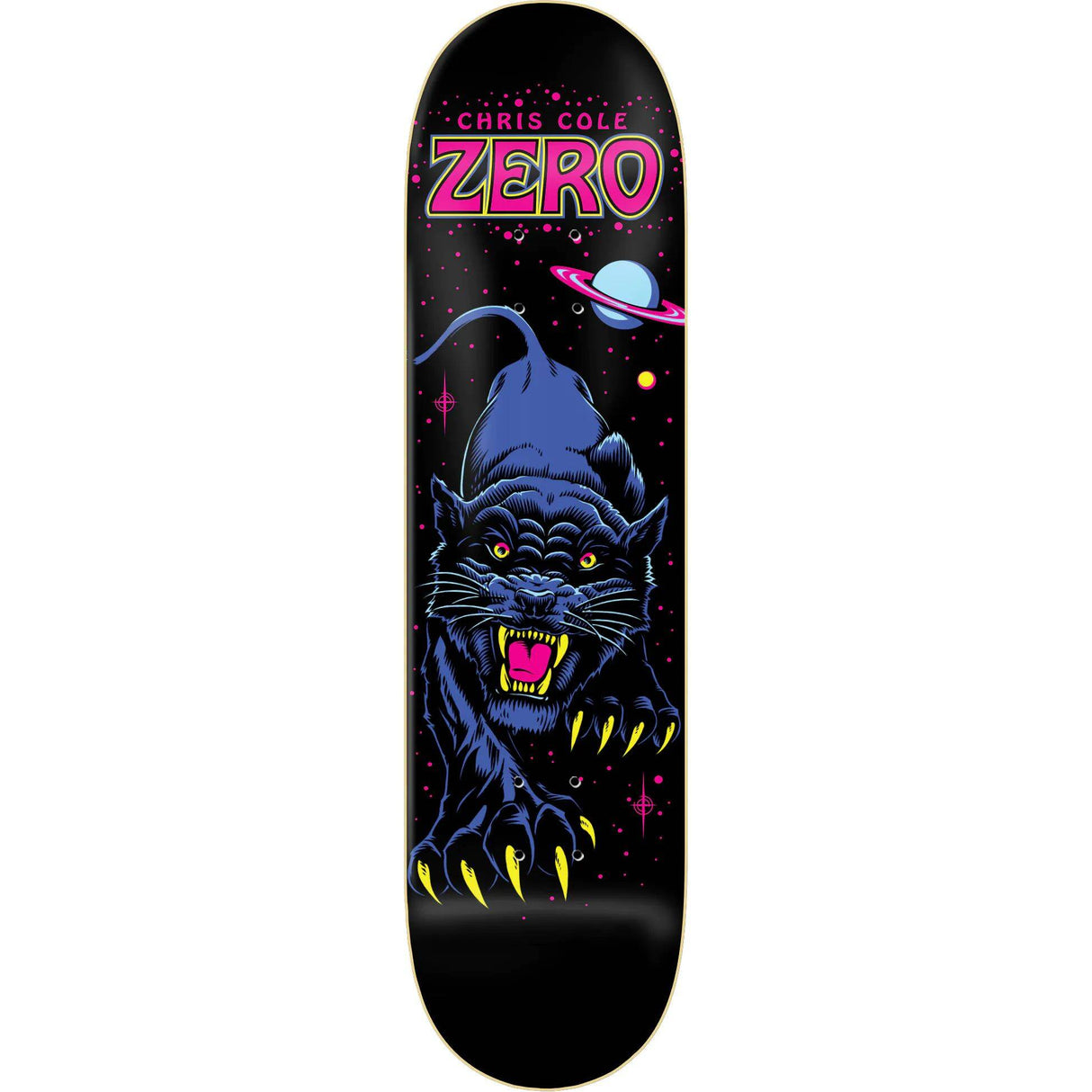 Zero Cole Panther Skateboard Deck - Black 8''