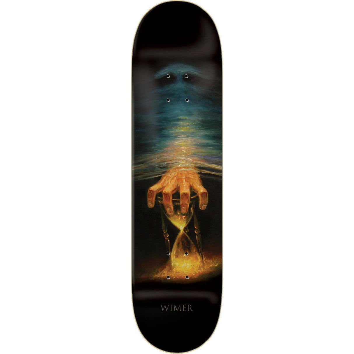 Zero Wimer Fourth Dimension Skateboard Deck - Black 8.375''