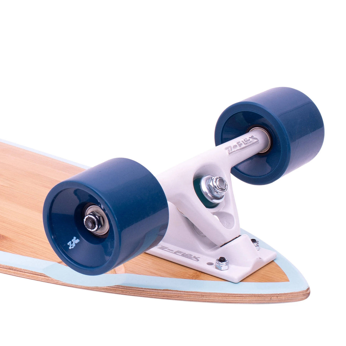Z-Flex Bamboo Pintail Complete Longboard - Blue 38''