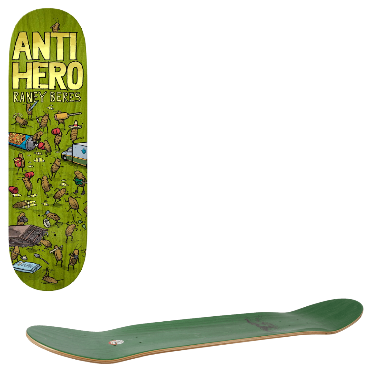Anti Hero Roached Out Skateboard Deck - Beres 8.25"