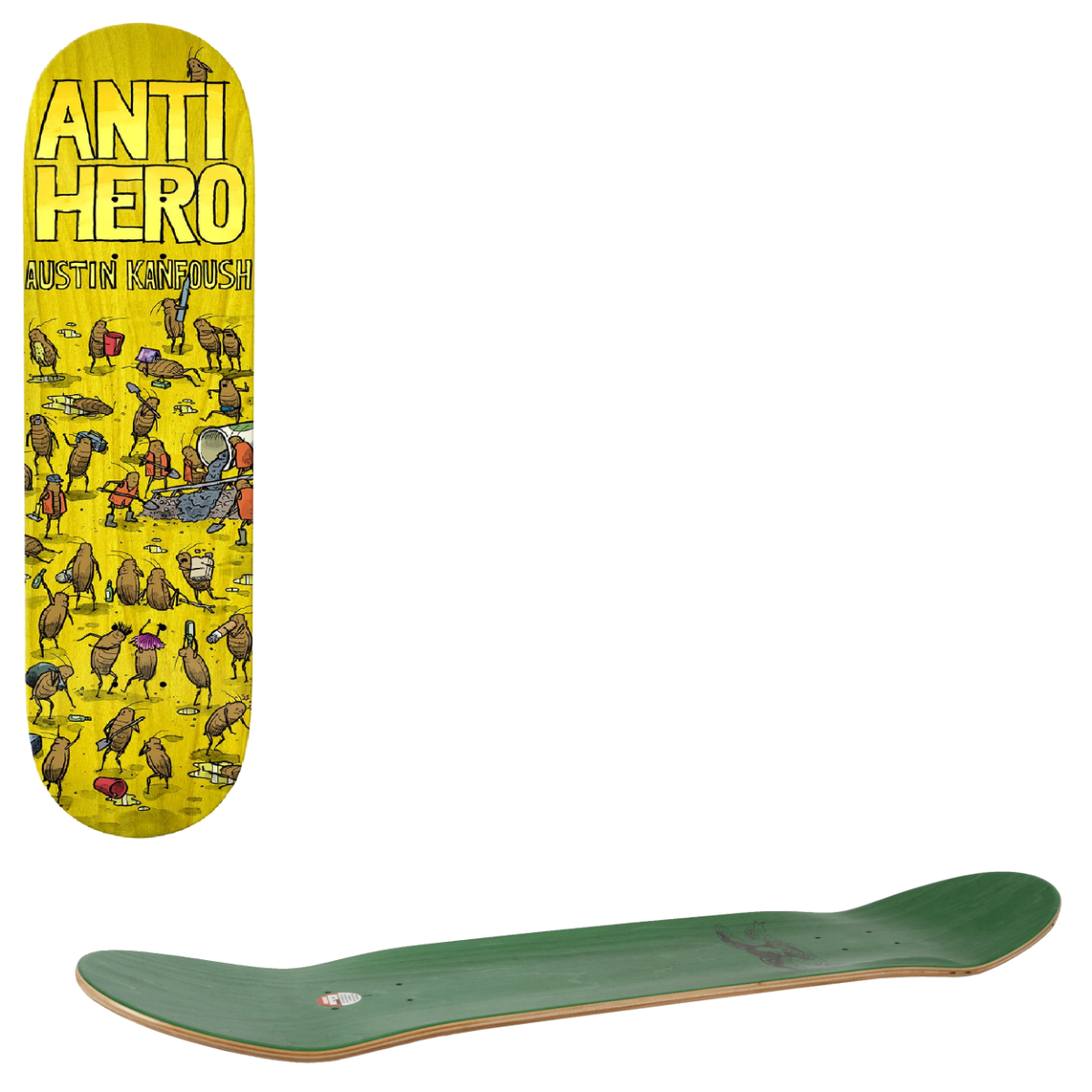 Anti Hero Roached Out Skateboard Deck - Kanfoush 8.06"