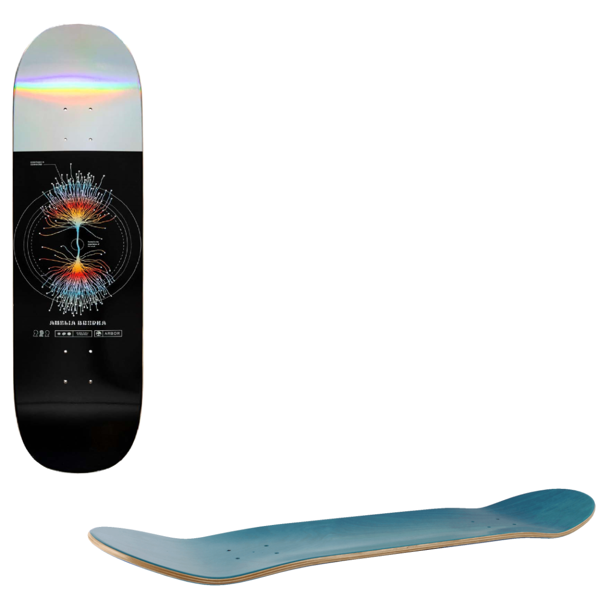 Arbor Neuron Skateboard Deck - Amelia 8.5"