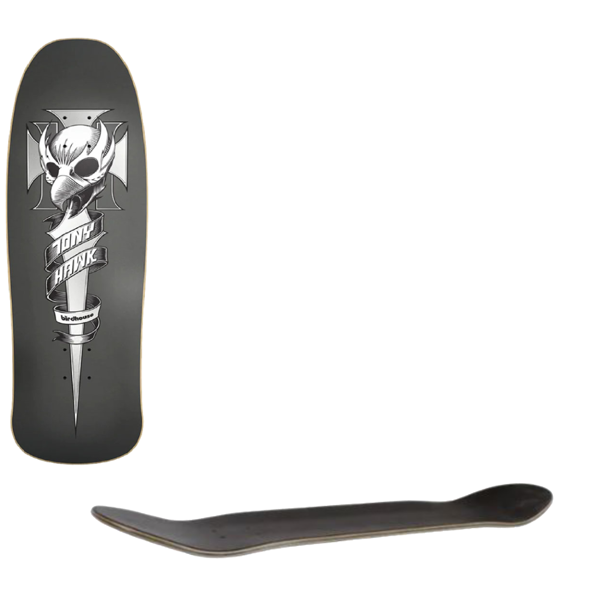 Birdhouse Old School Skateboard Deck - Crest 9.375"