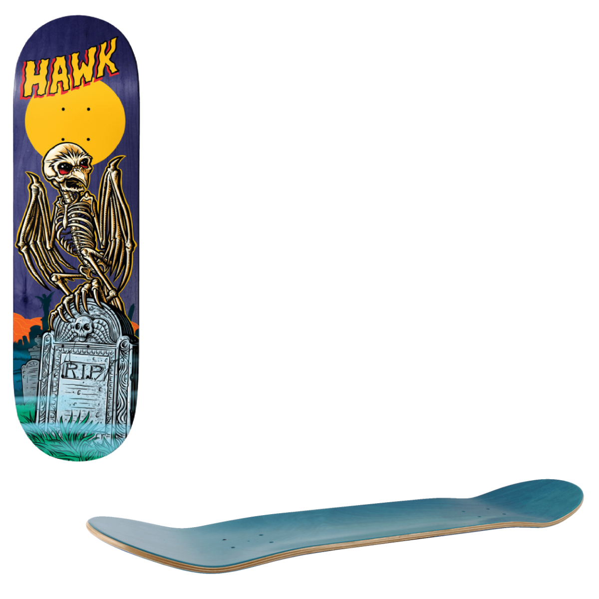 Birdhouse Graveyard Skateboard Deck - Hawk 8"