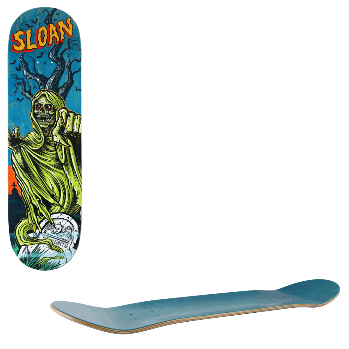 Birdhouse Graveyard Skateboard Deck - Sloan 8.5"