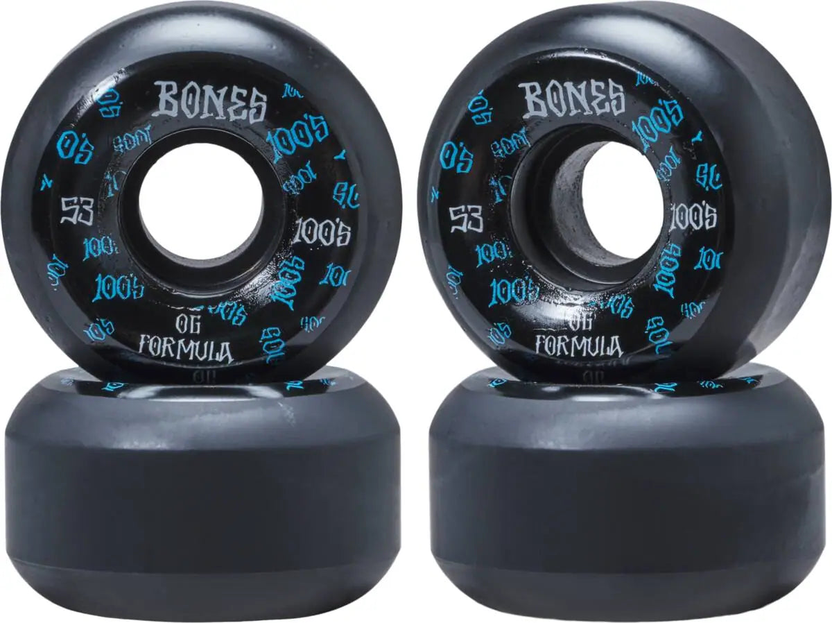 Bones 100's OG Formula V5 Skateboard Wheels 4-Pack