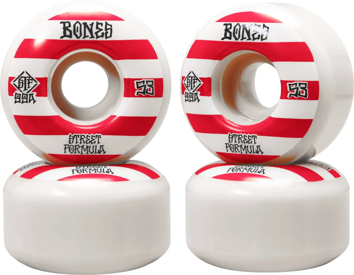 Bones STF V4 Wide Skateboard Wheels 4-Pack