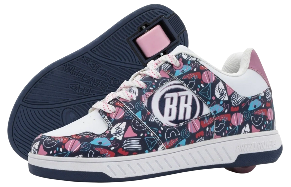 Breezy Groovy Purple Roller Shoes