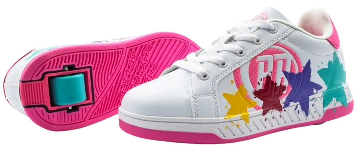 Breezy Star Splash Pink Roller Shoes