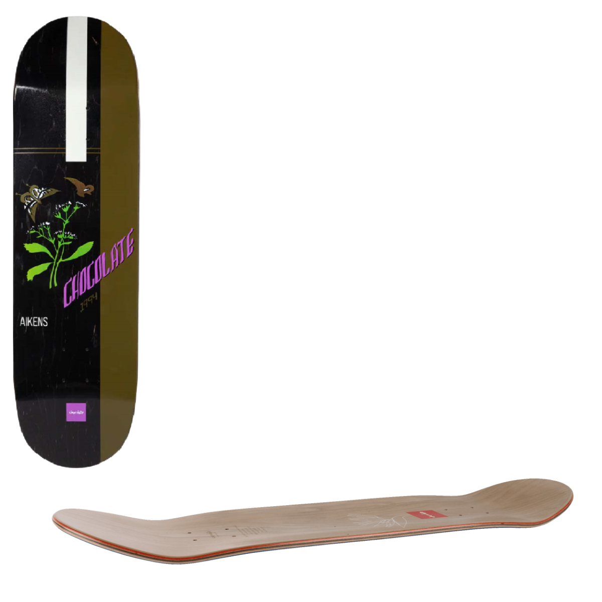 Chocolate Burn One Skateboard Deck - Aikens 8.5"