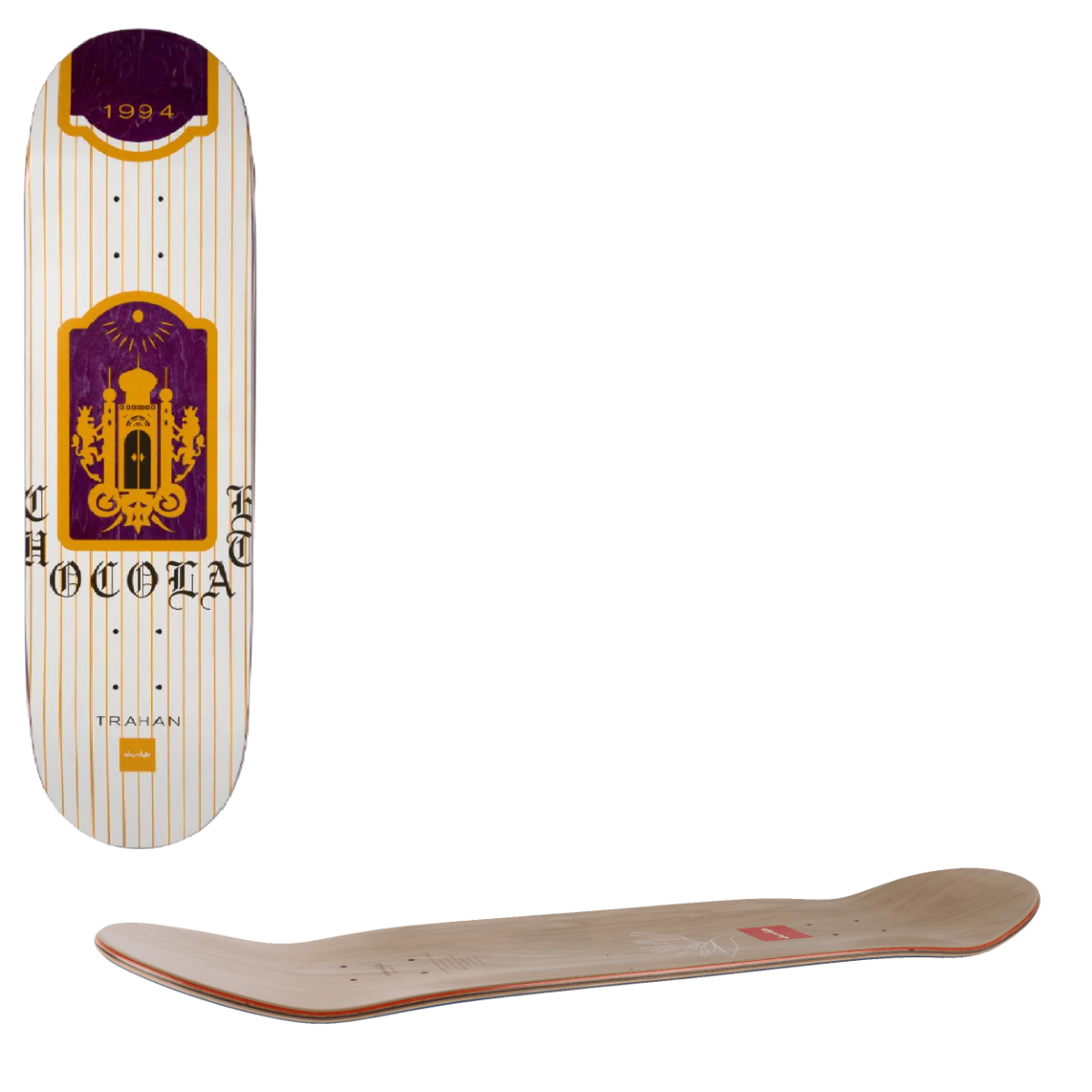 Chocolate Burn One Skateboard Deck - Trahan 8.25"