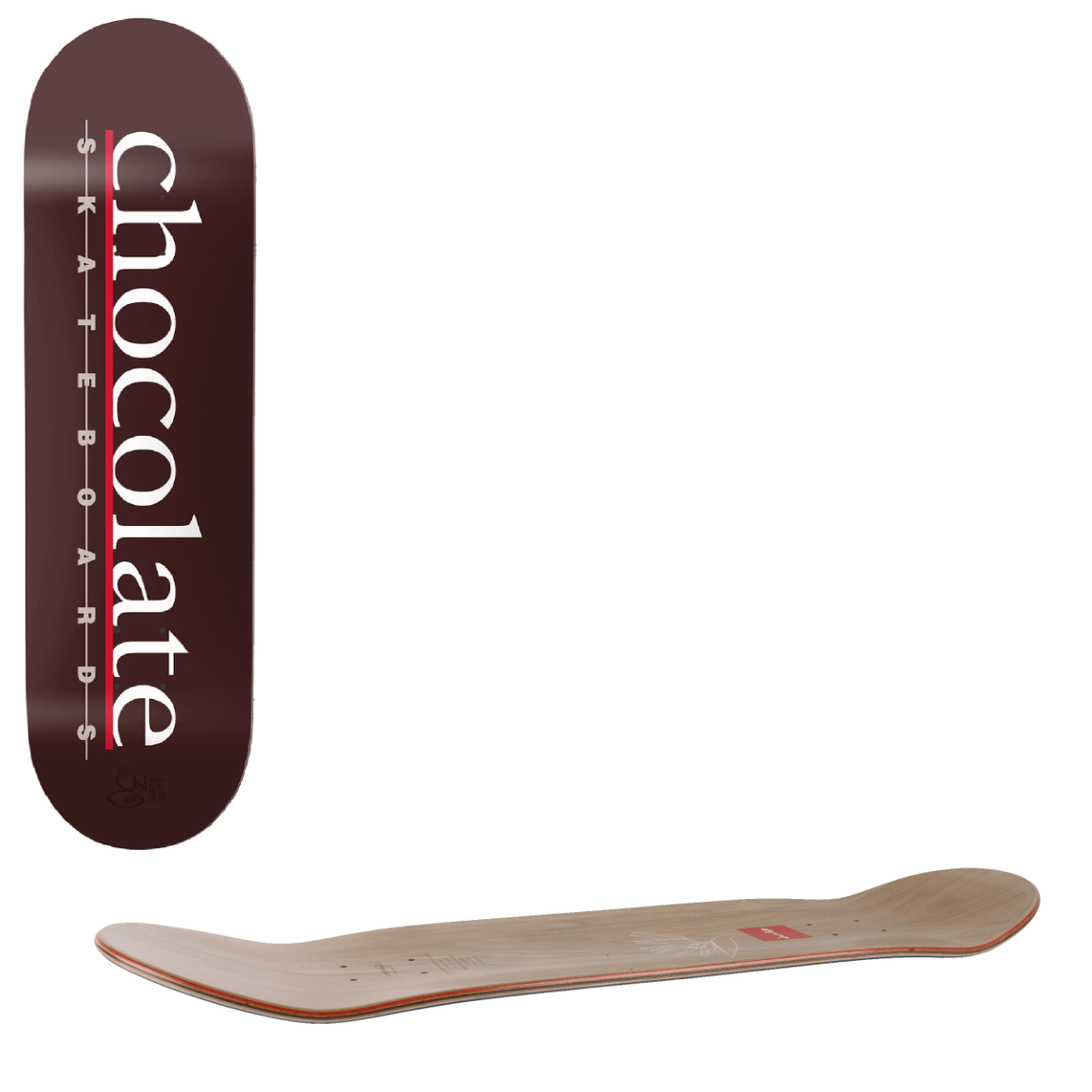 Chocolate Bar Logo Skateboard Deck - Capps 8.5"