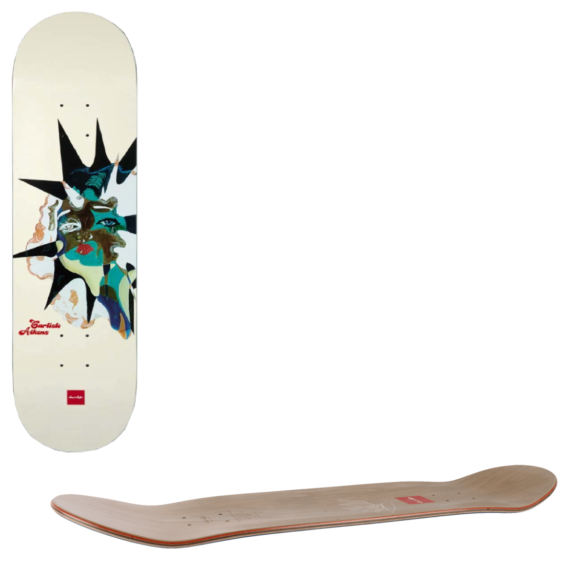 Chocolate L8RGRL One-Off Skateboard Deck - Aikens 8.5"