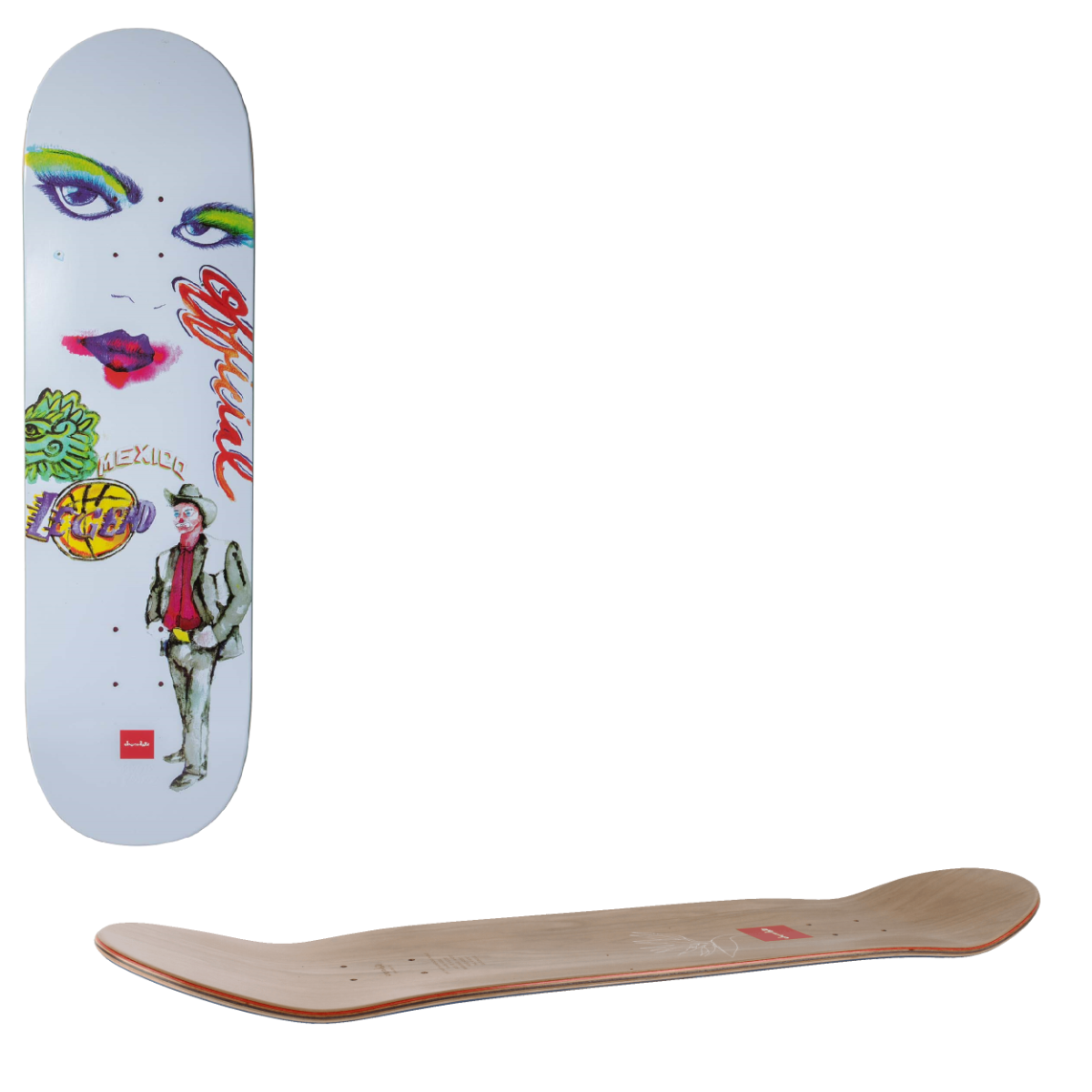 Chocolate Art Official Skateboard Deck - Perez 8.4"