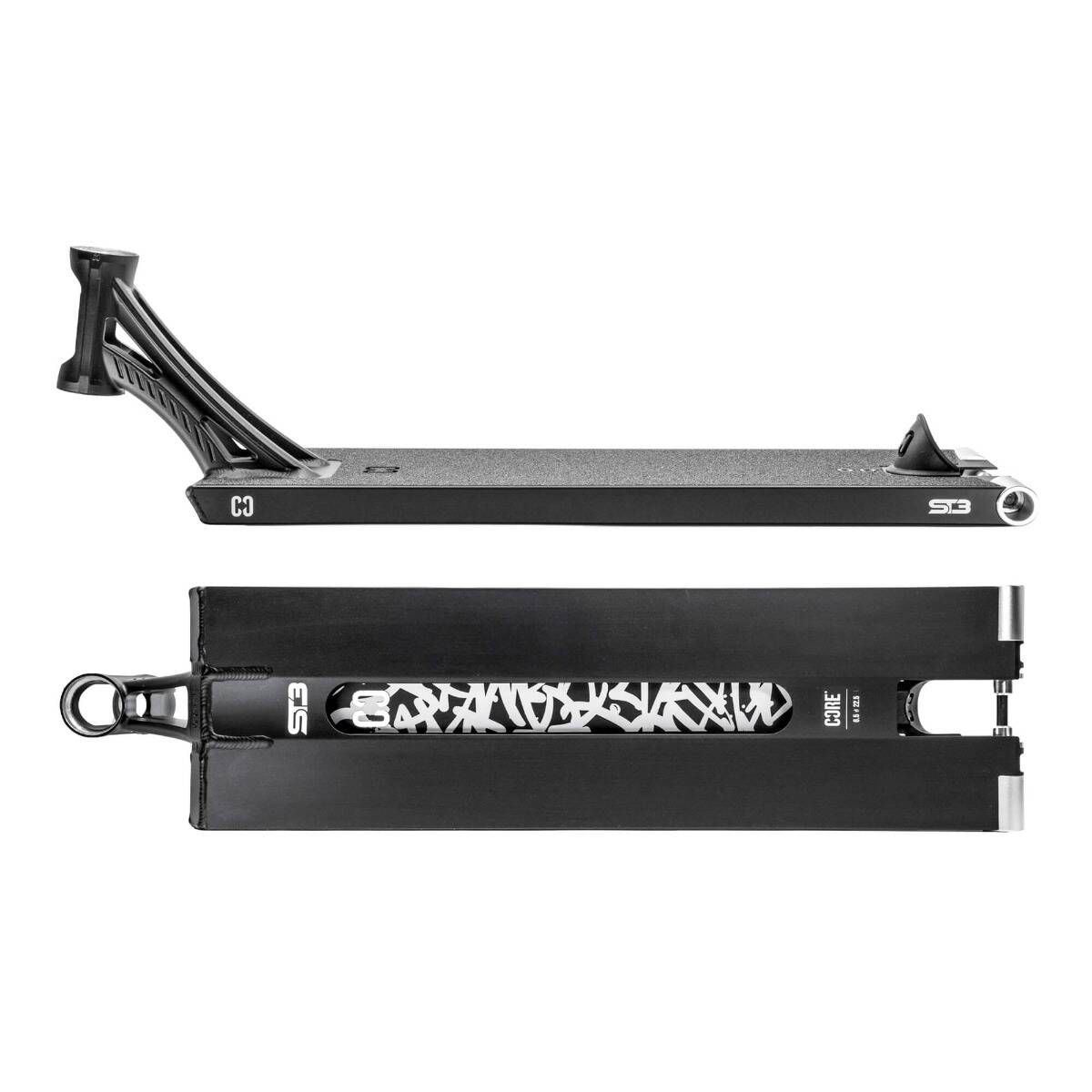 CORE ST3 Forged Scooter Deck - Black 22.5" x 6.5"