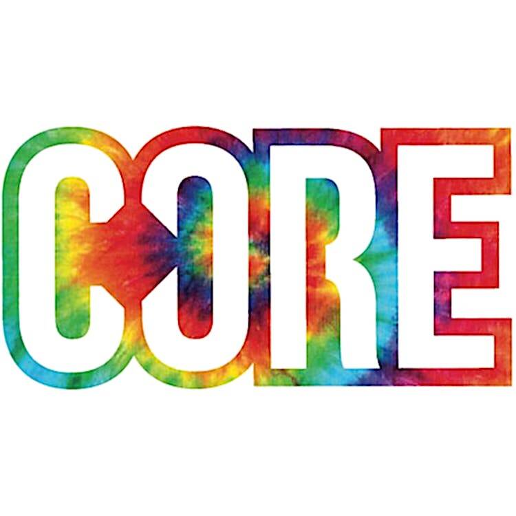 Core Logo Sticker Tie Dye