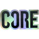 CORE Logo Sticker - Holographic Black