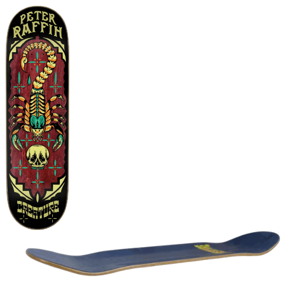 Creature Take Warning Skateboard Deck - Raffin 8.5"